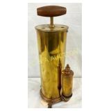 EARLY BRASS TRAIN WHISTLE 4 1/2X15