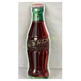 PORC COKE DIECUT BOTTLE SIGN 4X12 1/2