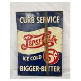 EMB. SST PEPSI DOUBLE DOT CURB SERVICE 20X28