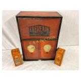 EVEREADY MAZDA LAMP CABINET W/ SOME PRODUCT