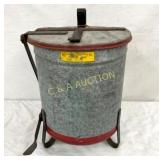 NOS STATION RAG BIN/WASTE CAN 18X12