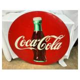 46" SST COCA COLA SIGN W/ BOTTLE