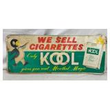 SST KOOL CIG. SIGN "GIVES YOU MAGIC" 36X12