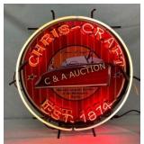 26" CHRIS CRAFT BOATS NEON SIGN CONTEMPORARY