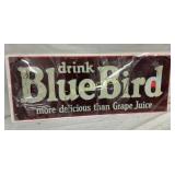 SST EMB. BLUE BIRD SIGN 36X13 1/2