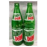 (2) MT. DEW BOTTLES 9OZ AND 16OZ