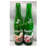 (2) 10 OZ MD BOTTLES "ROCKNROLL" "DICKS BRATS"