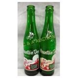 (2) 10OZ MT DEW BOTTLES HICKORY NC