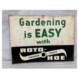 SST ROTO HOE GARDEN DEALER SIGN 24X18