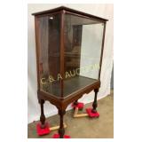 UNUSUAL EARLY STORE DISPLAY CASE W/GLASS SIDES