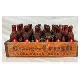 ORANGE CRUSH WOODEN CRATE/BOTTLES HARTFORD KY