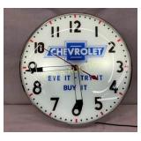 15" CHEVROLET CONTEMPORARY CLOCK