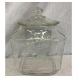 TAYLOR BISCUIT JAR W/ LID 9X12