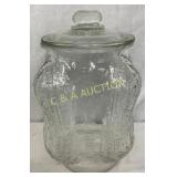EMB. PLANTERS PEANUT JAR W/ LID 8X13 /12