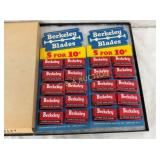 (2) OLD STOCK BERKLEY BLADES DISPLAYS