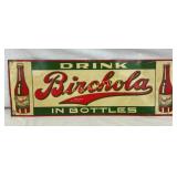 SST EMB DRINK BIRCHOLA SIGN W BOTTLES 27 1/2X9 1/2
