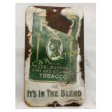 EARLY PORC. MILD COOL CIG. TOBACCO SIGN 4X7