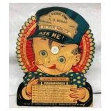 RARE CALUMET BAKING POWDER QUESTIONIARE 8X91/2