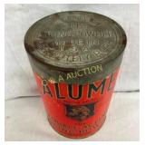 NICE ORIG.5LBS CALUMET BAKING POWDER TIN W/ INDIAN
