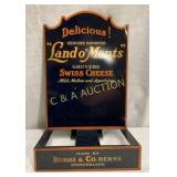 LANDO MONTS CHEESE METAL STORE DISPLAY RACK 9X14