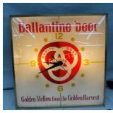 15" 1962 BALLONTINE BEER CLOCK