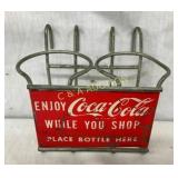 DOUBLE BOTTLE COKE BOX BOTTLE HOLDER 5 1/2X4 1/2