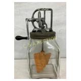 DAZEY #40 GLASS BUTTER CHURN