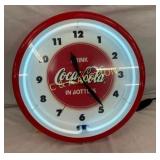 15" COCA COLA NEON CLOCK