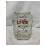 11" PLANTERS JAR W/ CROSS ARROWS (NO LID)