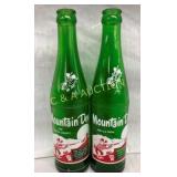 (2) 10 OZ MT. DEW BOTTLES W/ WILLIE