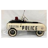 AMF POLICE SPECIAL PEDAL CAR W/ RED LIGHT