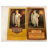 (2) 1926 FISK CB TIRE ADV. NICE GRAPHICS 3 1/2X6