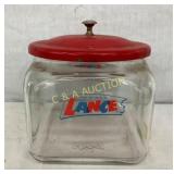SMALL LANCE JAR W/ LID 9X7