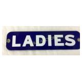 PORC LADIES RESTROOM SIGN 10X2 1/2