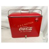 EMB. COCA COLA PLEASURE CHEST W/ TRAY