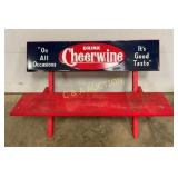 4FT. CHEERWINE COUNTRY STORE BENCH