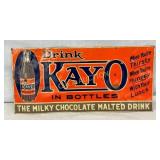 EMB. DRINK KAYO IN BOTTLE TACKER SIGN 19 12X9