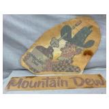 (2) MT. DEW DECALS W/ WILLIE AND JUG