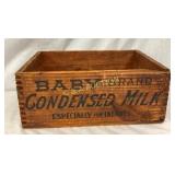 WOODEN BABY BRAND BOX 10X5 1/2