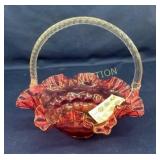 9" FENTON CARNIVAL BASKET