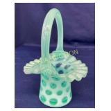 7" FENTON COIN DOT BASKET