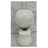 UNUSUAL 17" PARLOR OIL LAMP