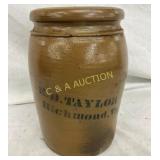 1 1/2G. E.B TAYLOR RICHMOND VA JAR