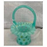 7" FENTON COIN DOT BASKET