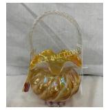9" FENTON CARNIVAL BASKET