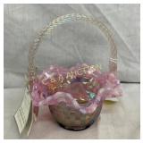 7" FENTON CARNIVAL BASKET