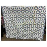 NICE EARLY HANDMADE SUMMER QUILT 84X75