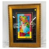 "BLUSHING BEAUTY" ARTIST PETER MAX