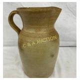 10 1/2" EARLY SALT GLAZE BUTTERMILK PITCHER