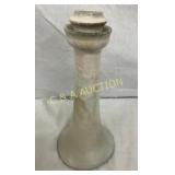 EARLY 6" COLE CHINESE WHITE CANDLE STICK